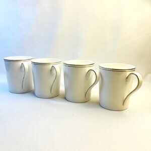 Royal Gold Bone China Christopher Stuart Vintage Mugs Y1005 Coffee Tea Set of 4